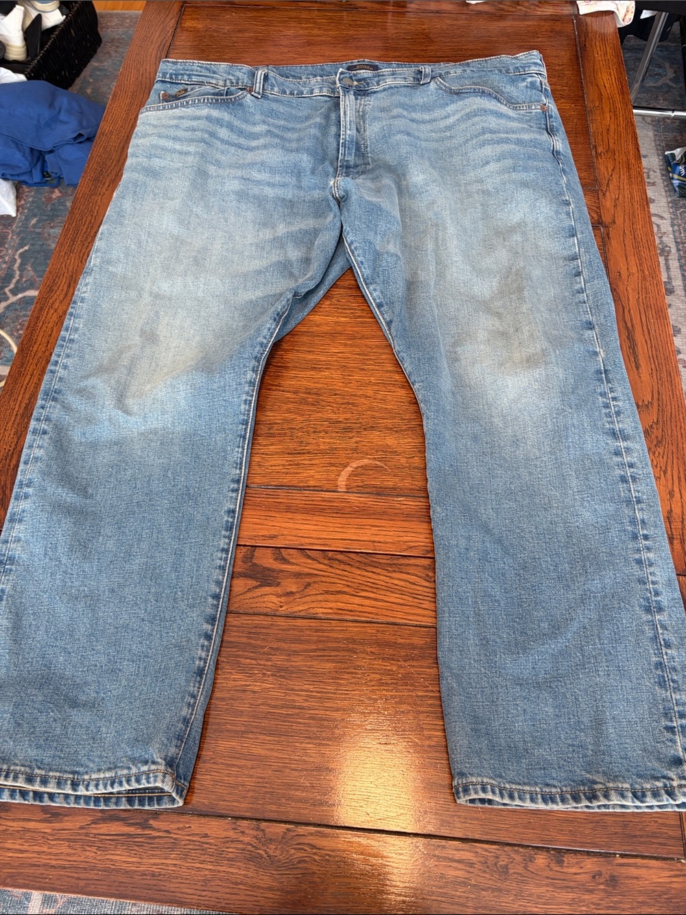 Ralph Lauren Light Wash Hampton Relaxed Fit Jeans